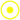 a yellow circle with a yellow circle in the middle on a white background .