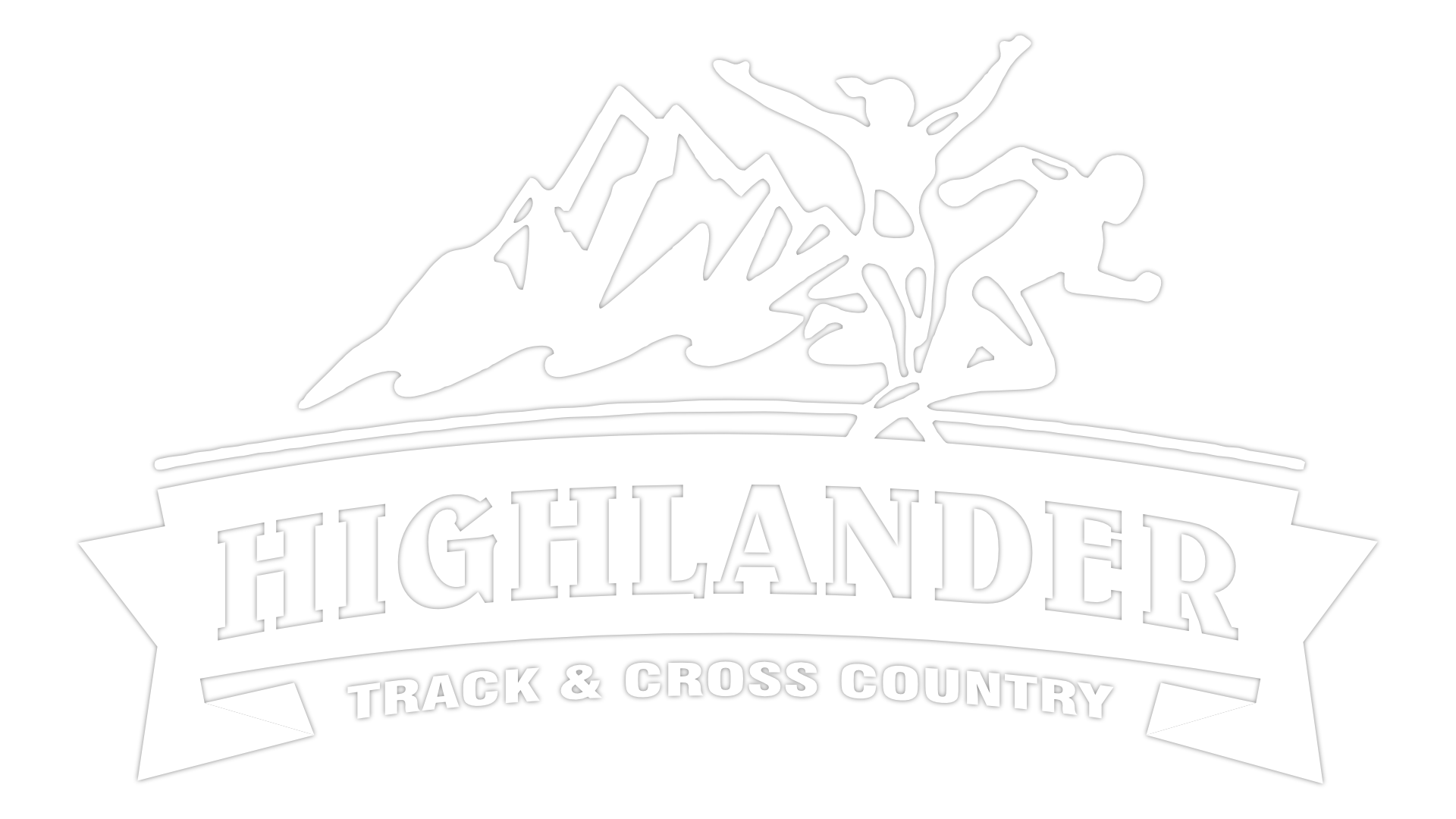 A logo for highlander track and cross country
