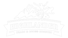 A logo for highlander track and cross country