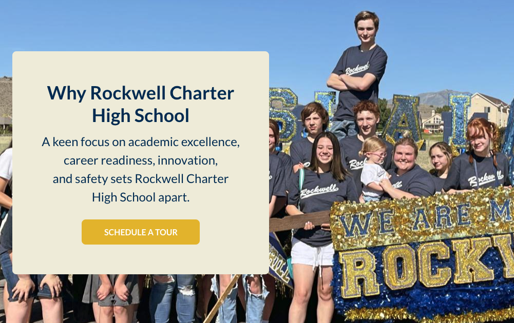 Why Rockwell Charter High School?