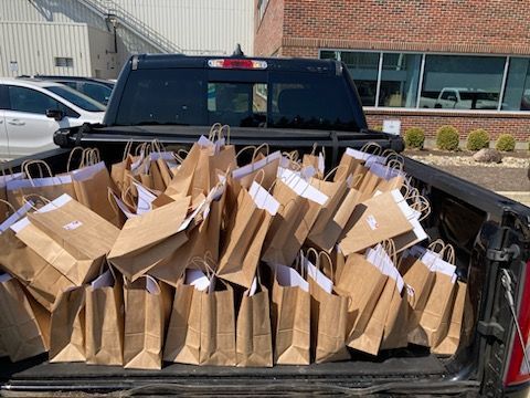 Art Kits for We Care Arts Transition To Work program put together by employees of Fuyao Glass Company.