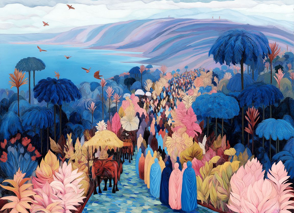 Ceremonial Walk Art A