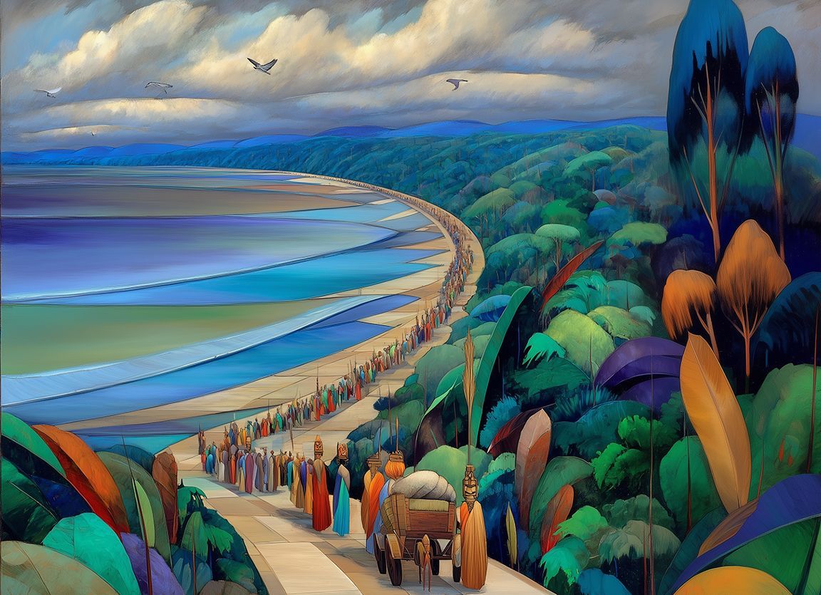 Ceremonial Walk Art B