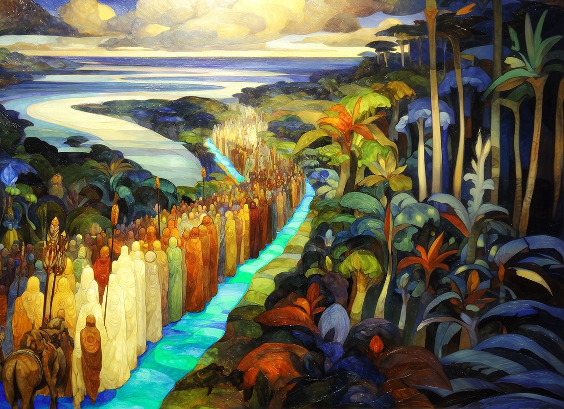 Ceremonial Walk Art C