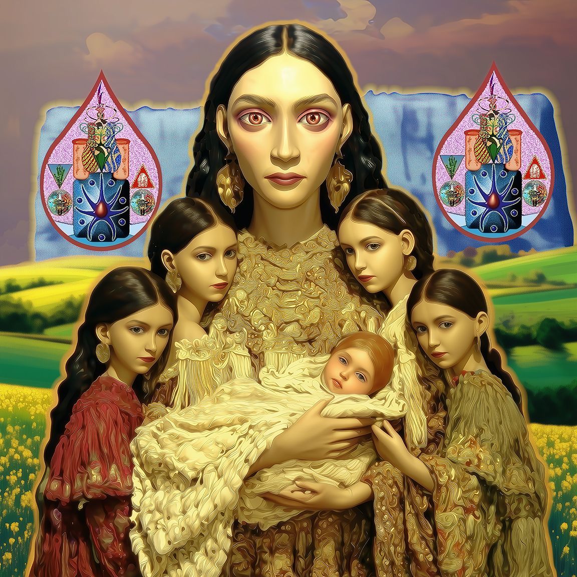 Maja Danam-Bandal and her famous five children