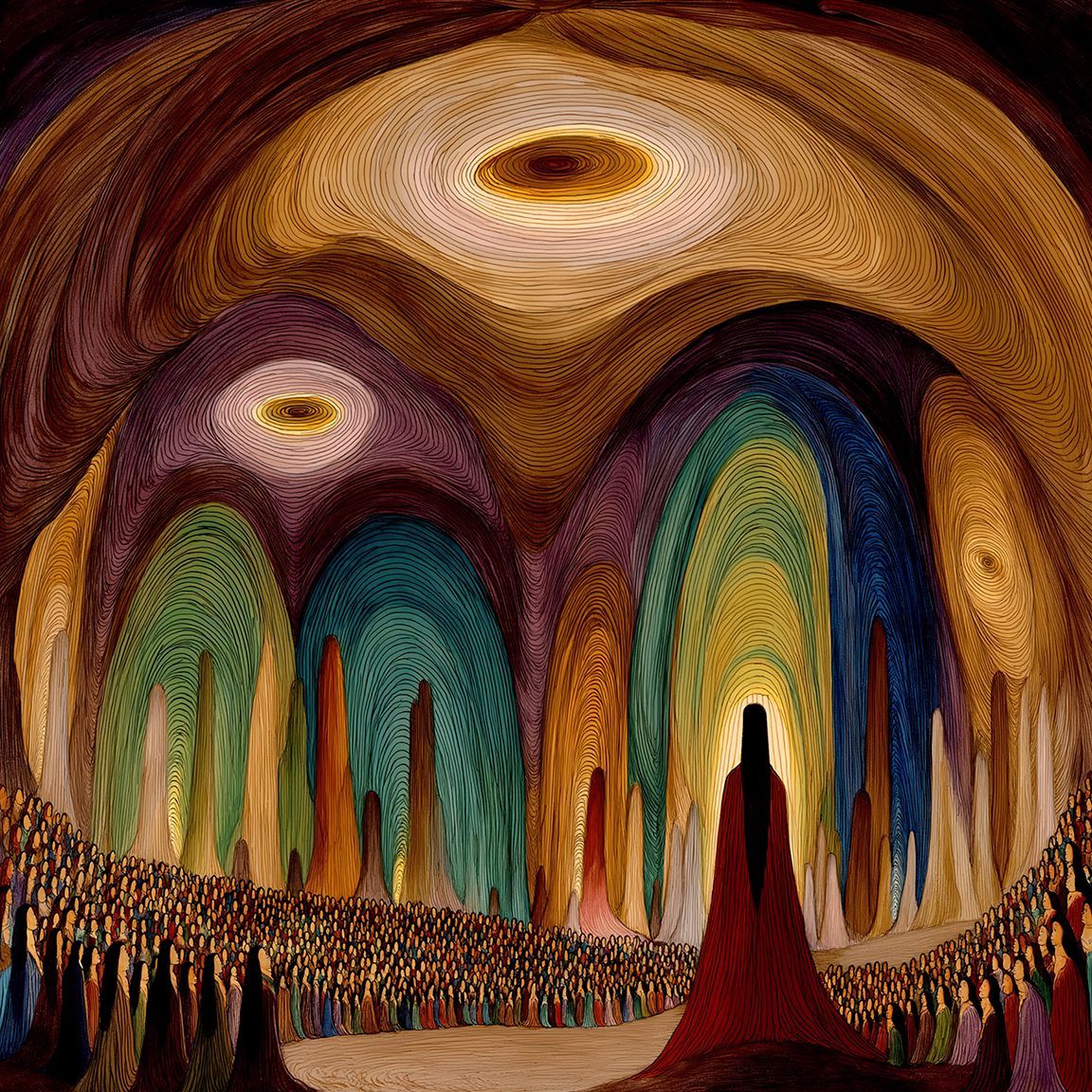 Third of three renderings of Majastas Radashum-Nal appearing within Kavan-Kyan Cavern