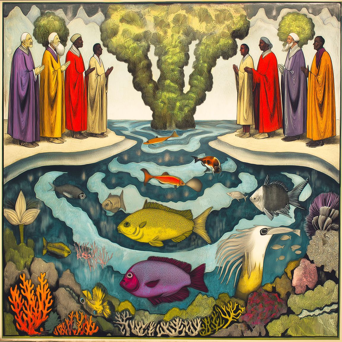 Life Must Live with Life Art A