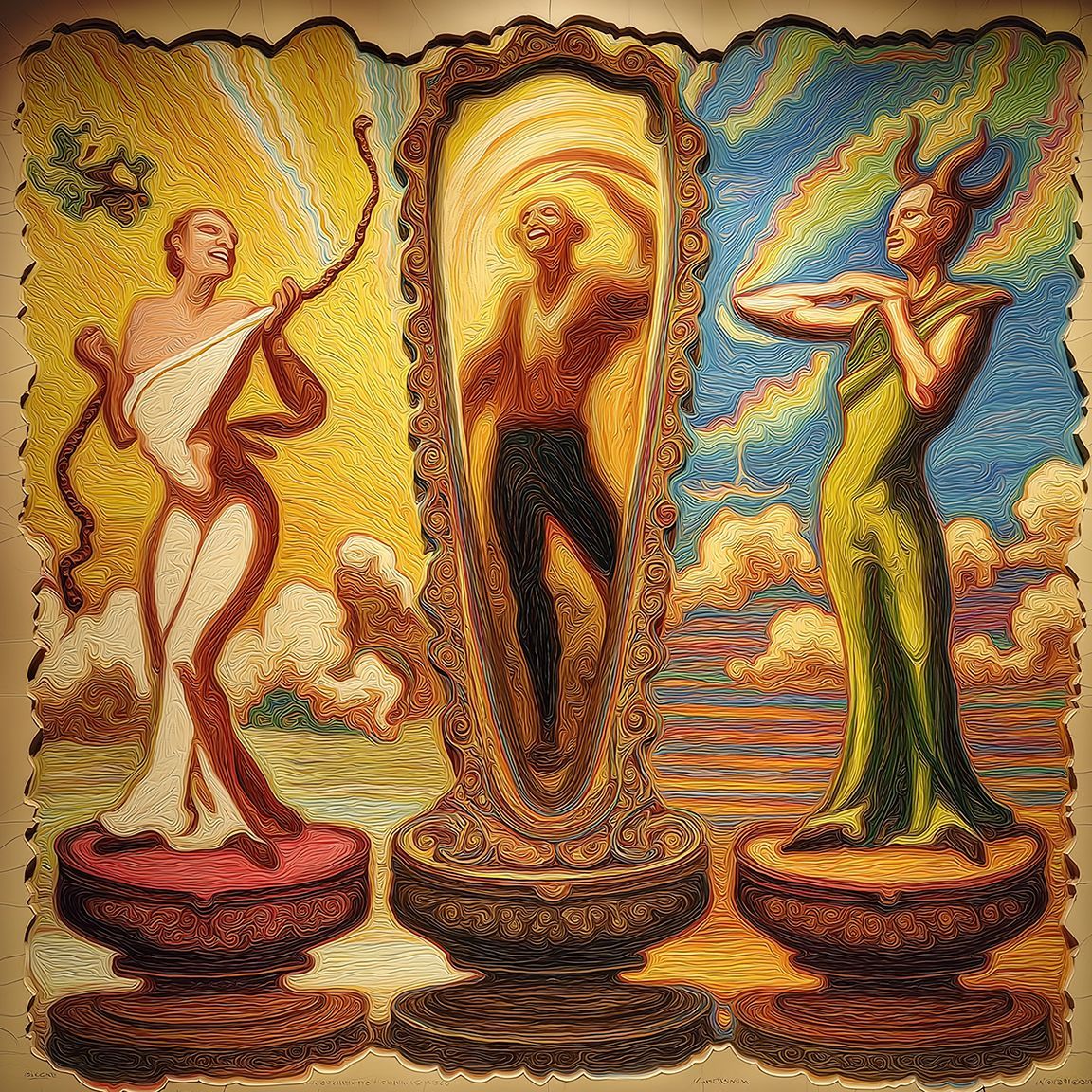 Lustrum Mirror Art C