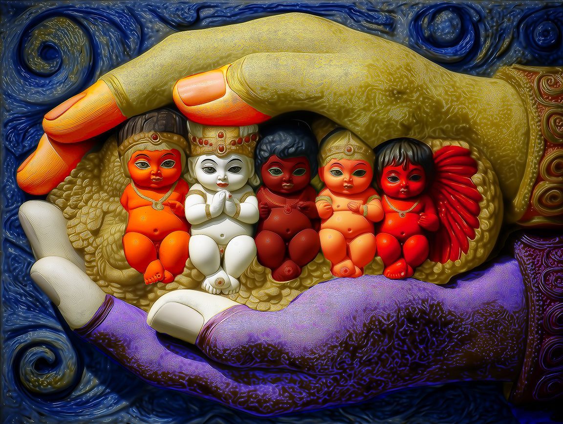 All Yelda in Mother and Father Hands