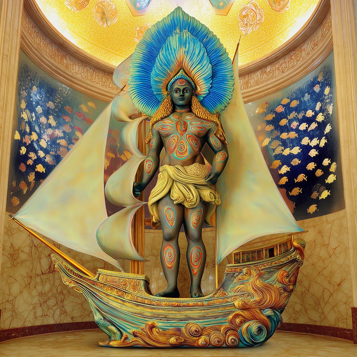 Nul-Mumval commemorative sculpture