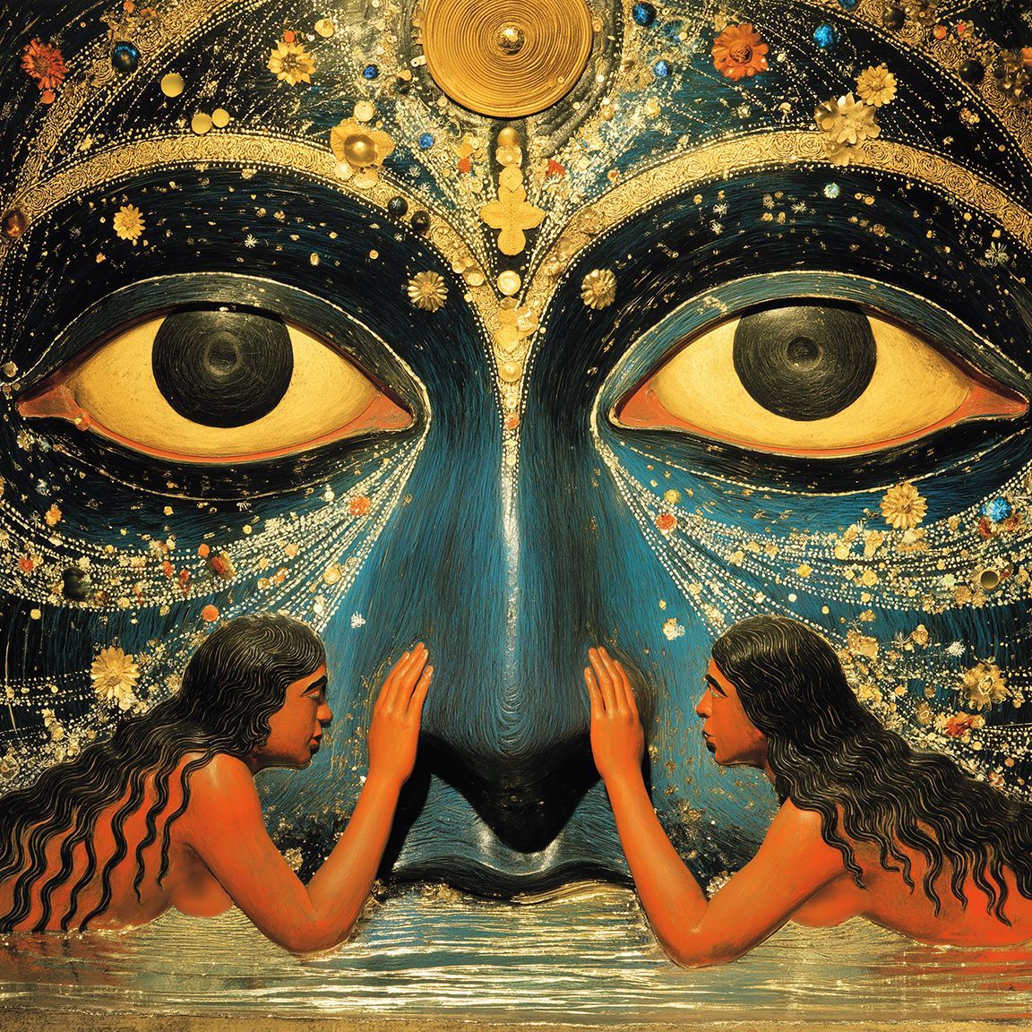 Shuna-Shapta and Thakadush-Satwa touching the Face of Alatanda