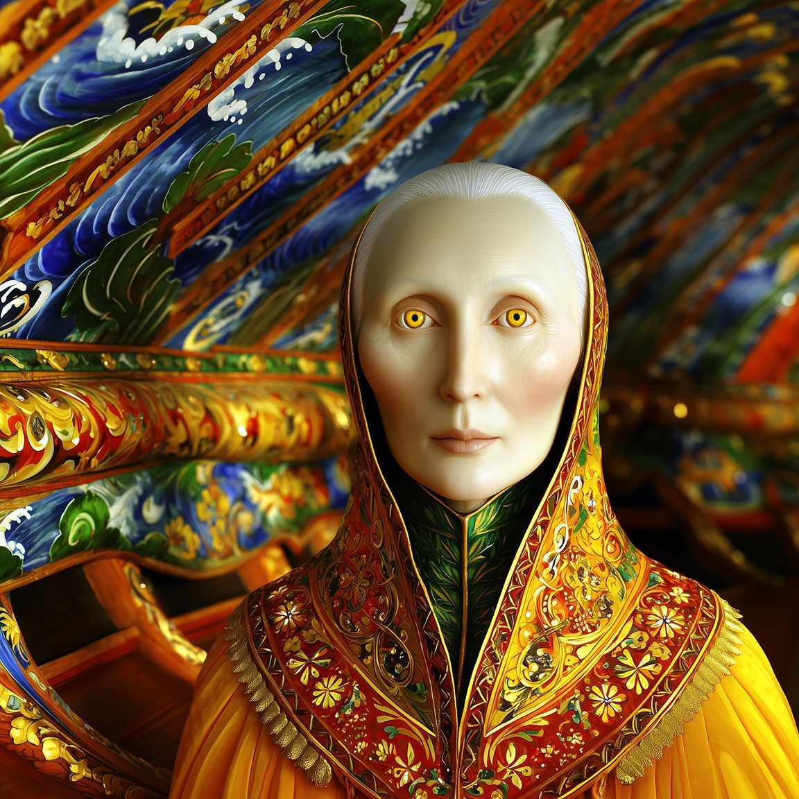 Invocate Shum-Ru below decks on the Yupah