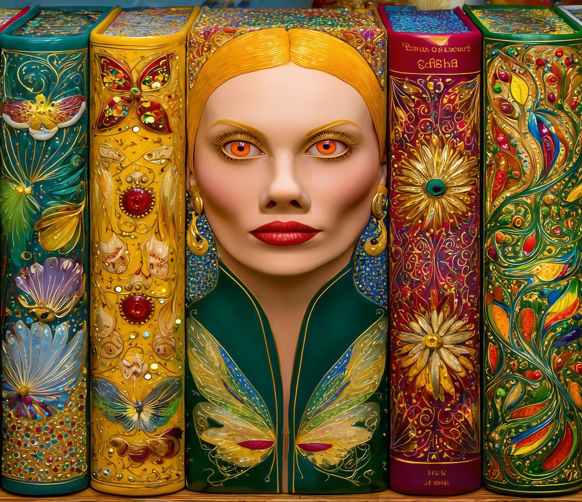 Yuna-Mosum library ornament