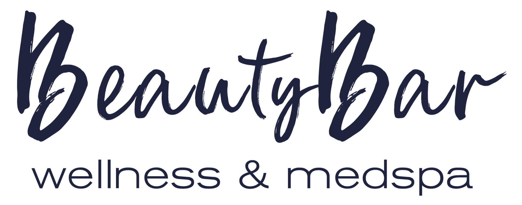 It is a logo for a beauty bar and spa.