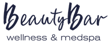 It is a logo for a beauty bar and spa.