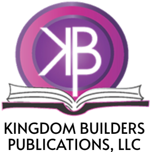 A purple logo for kingdom builders publications llc