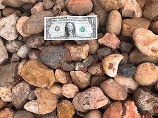 Material — Colored Peach Pebble (2 x 4) in Belton, TX