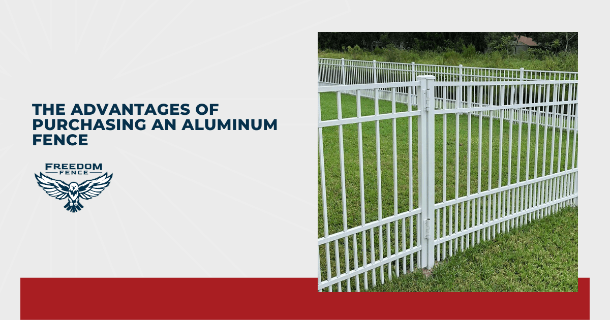 Benefits of Aluminum Fences