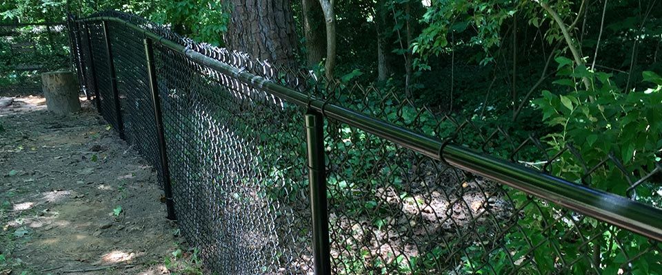 Black Chain Link Fence Color Option