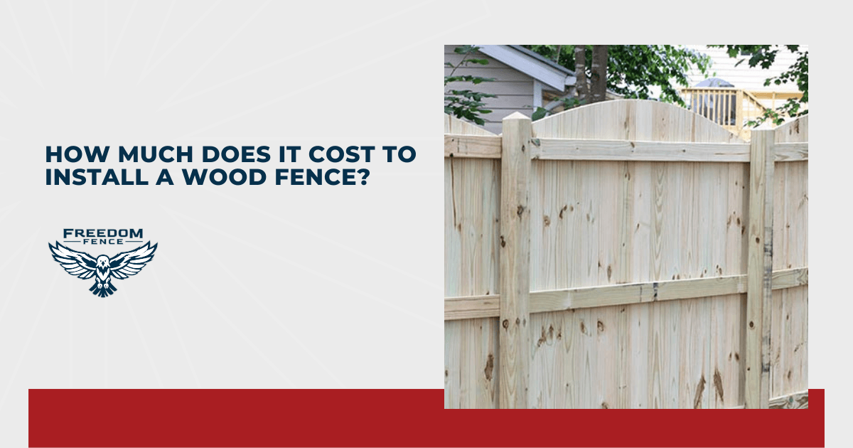 How Much Does It Cost To Install Wood Fence?