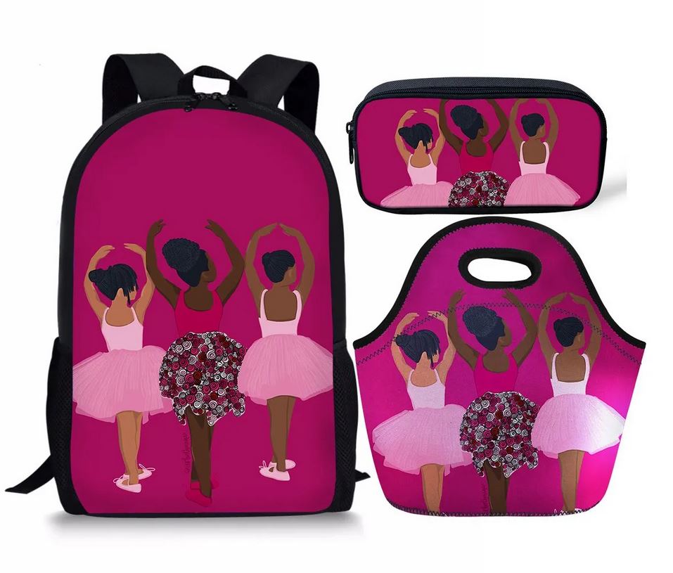 BLK-ED is Hot! Black-owned backpack brand with 3 Black Sistas Ballet Art. Find BLK-ED on AfroBiz Marketplace