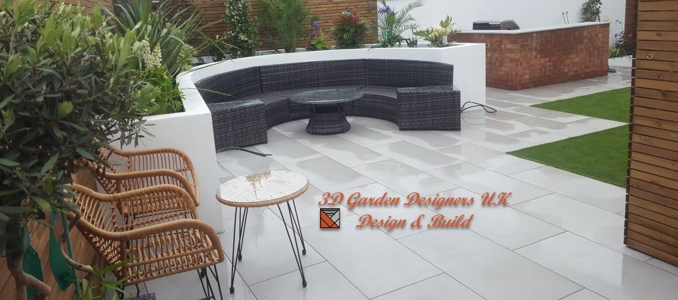 A patio with a couch , chairs , and a table.