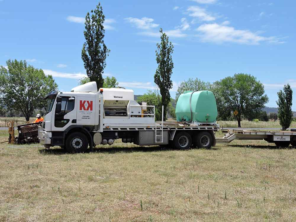 k and k directional drilling truck