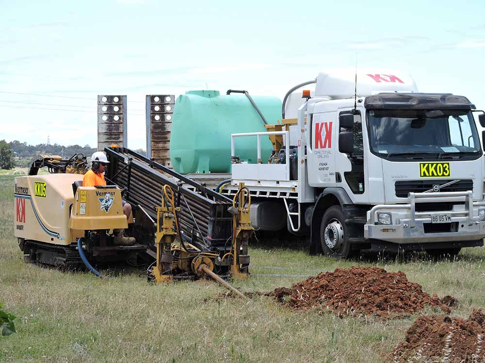 person  operating large machinery