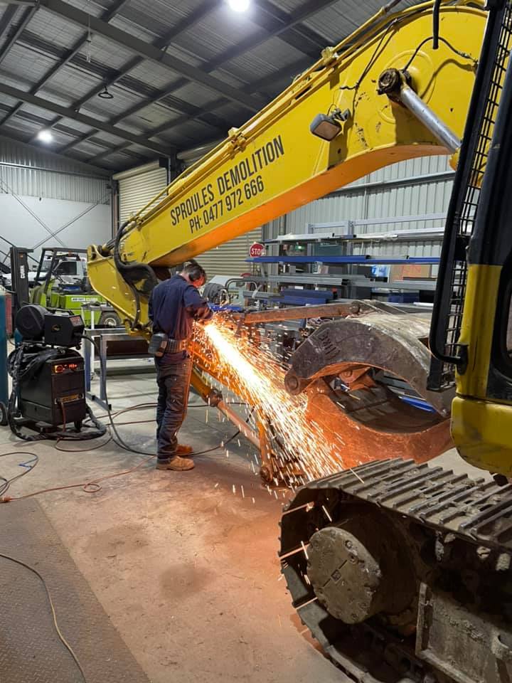 Fixing The Machine — Bairnsdale, VIC — Sproule’s Demolition & Asbestos Removal