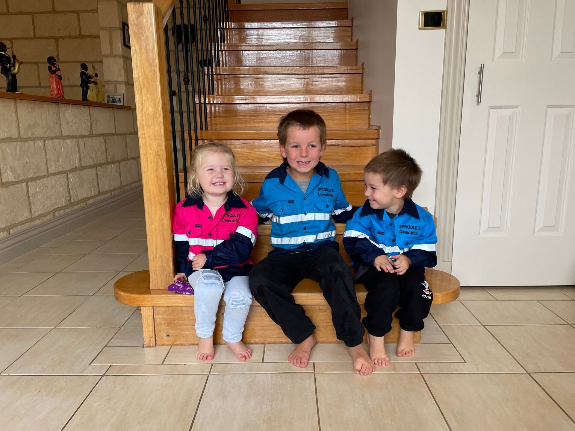 Kids On The Stairs — Bairnsdale, VIC — Sproule’s Demolition & Asbestos Removal