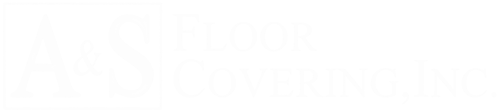A&S Floor Covering Inc. Logo