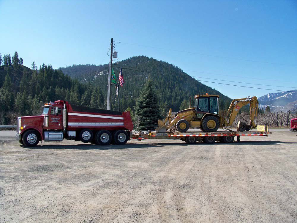 Tractor for excavation job in Leavenworth, WA