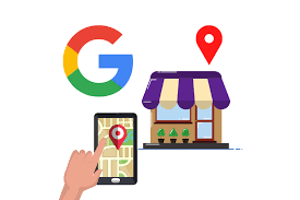 Logotipo do Google Maps e avaliações do Perfil da Empresa