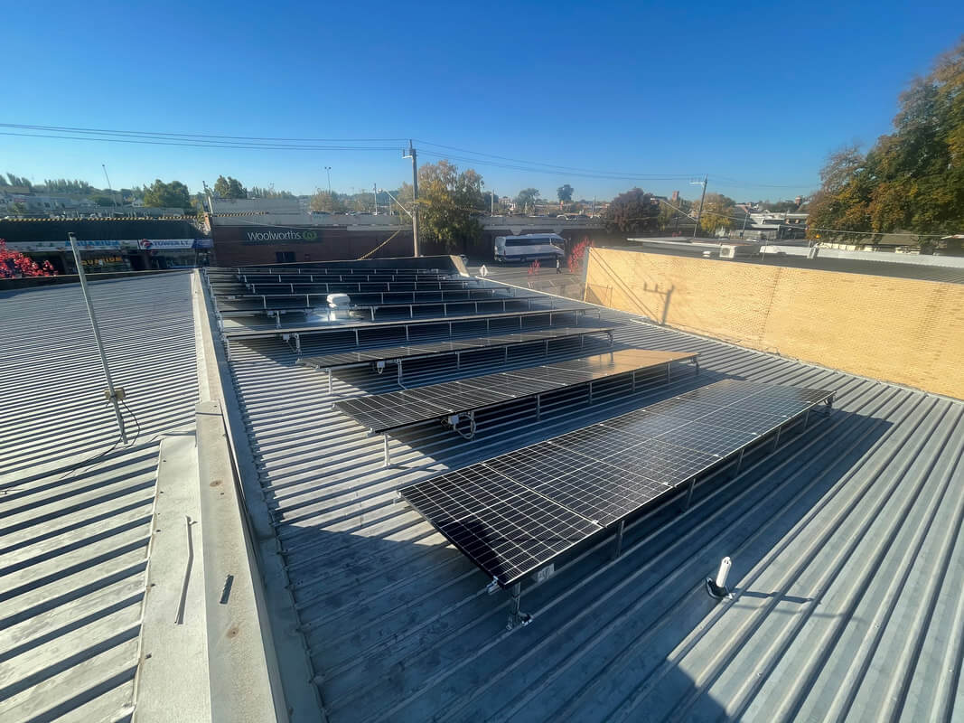 Large solar PV systems installed in Ballarat
