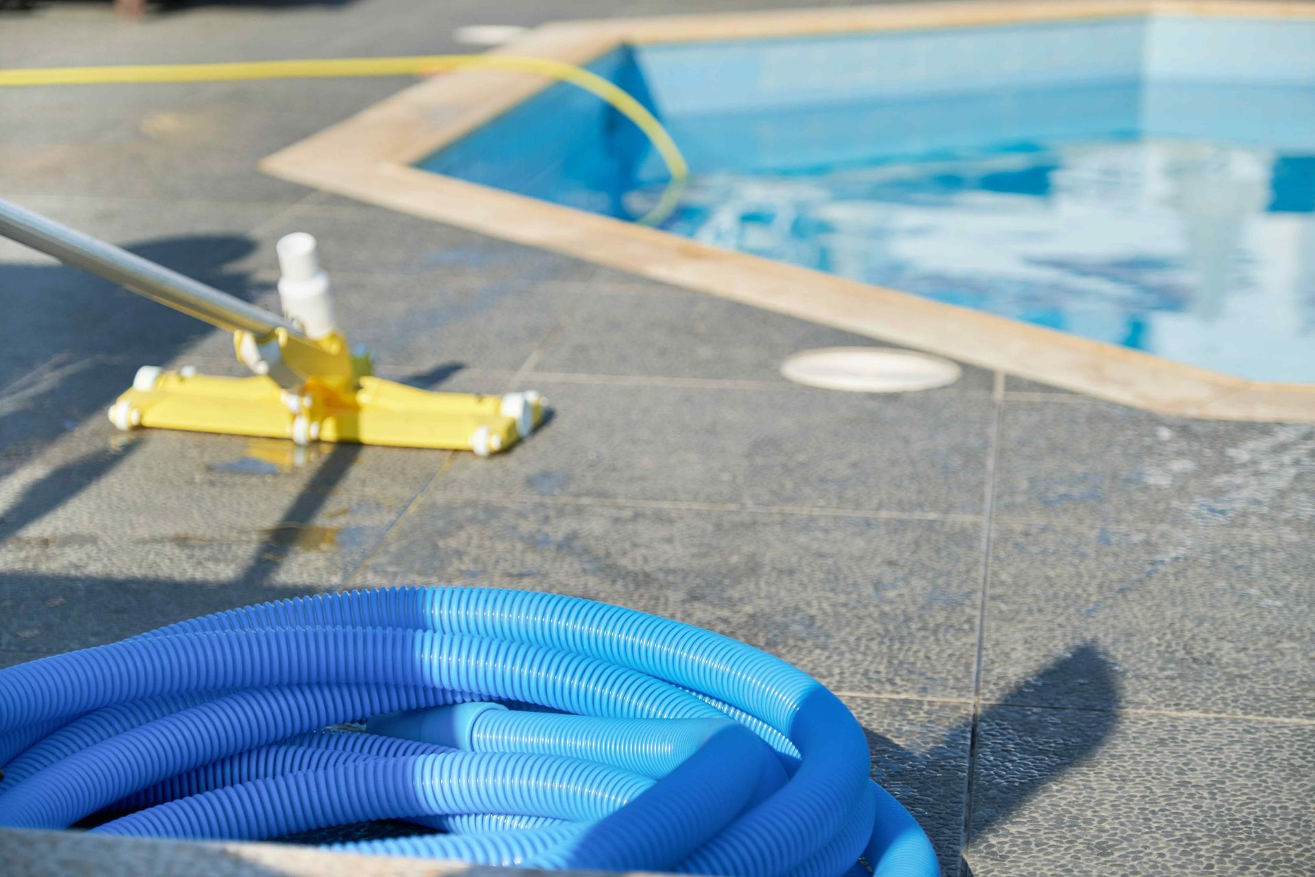 pool service hose pictured