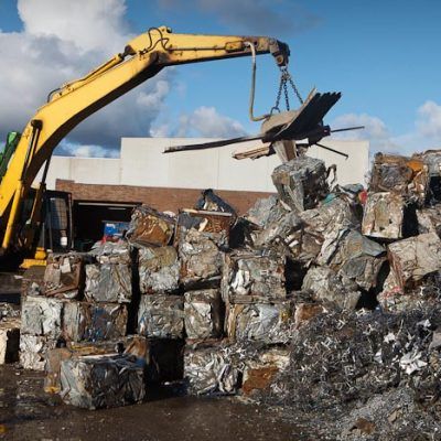 Using Magnet to Transfer Metals — Melbourne, VIC — J.K. Recycling Pty Ltd