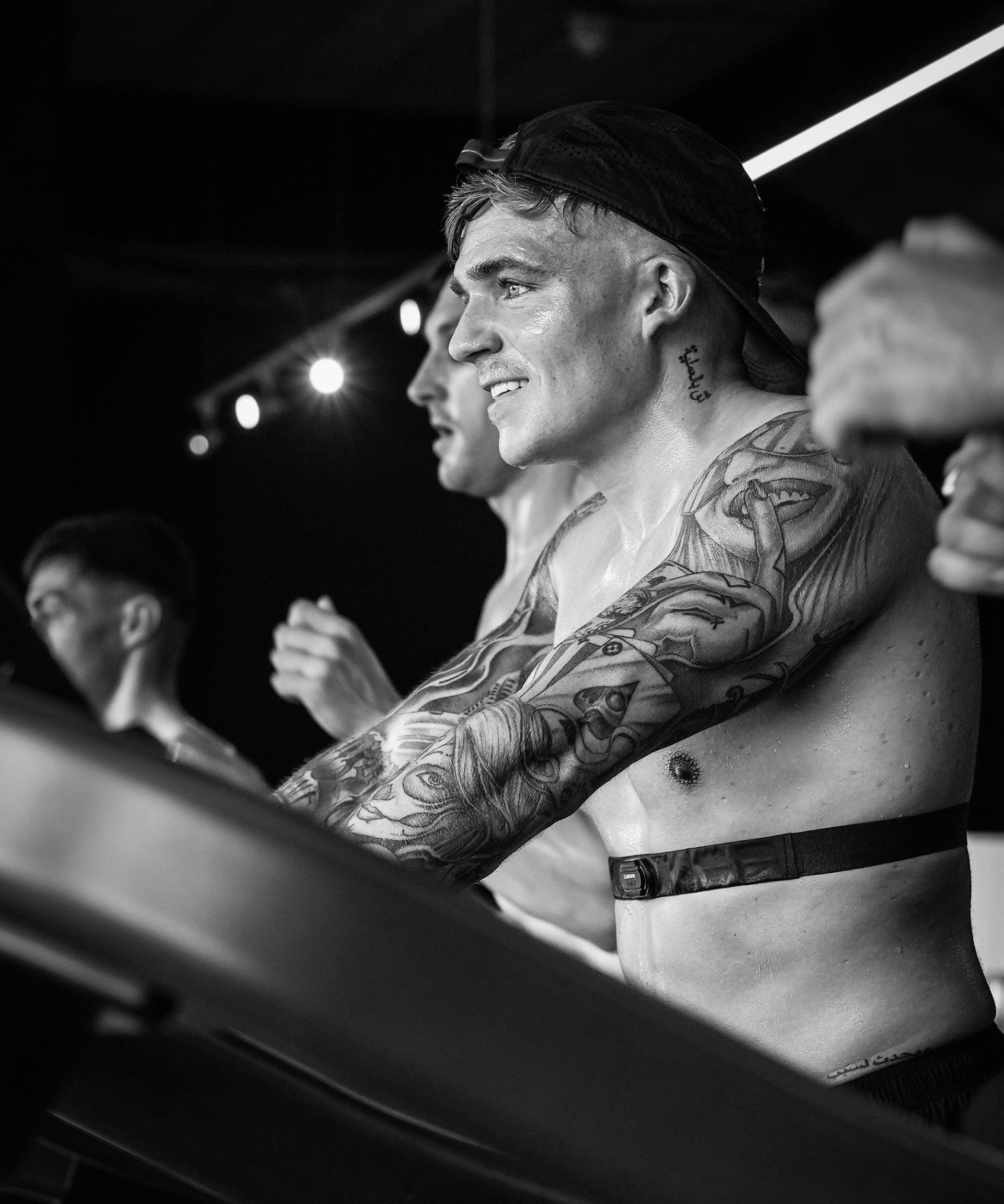 Sean McCarthy in the gym.