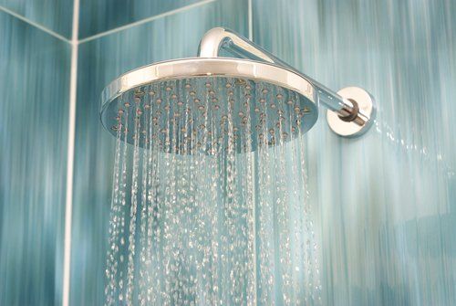 Shower Head With Running Water