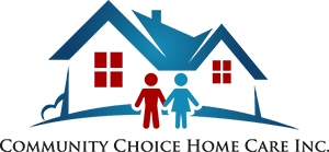 A logo for community choice home care inc.