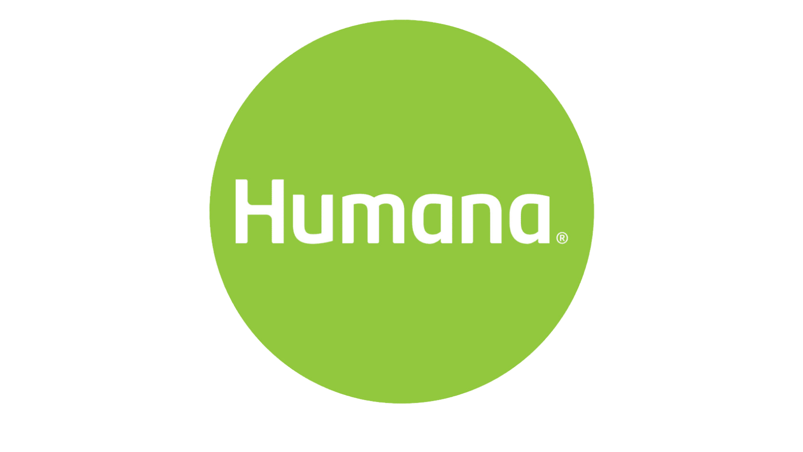 The humana logo is in a green circle on a white background.