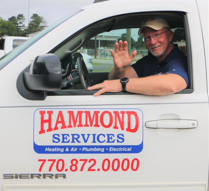 david hammond in hammond services truck