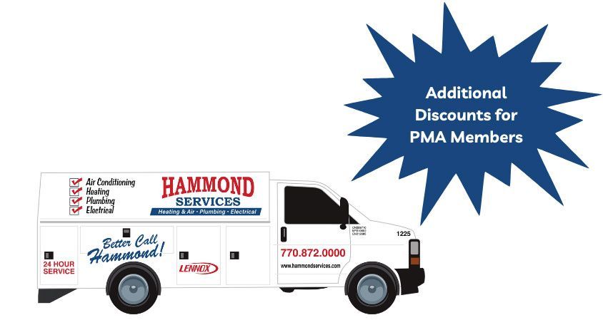 Hammond Services Van - Additional Discounts for PMA Members
