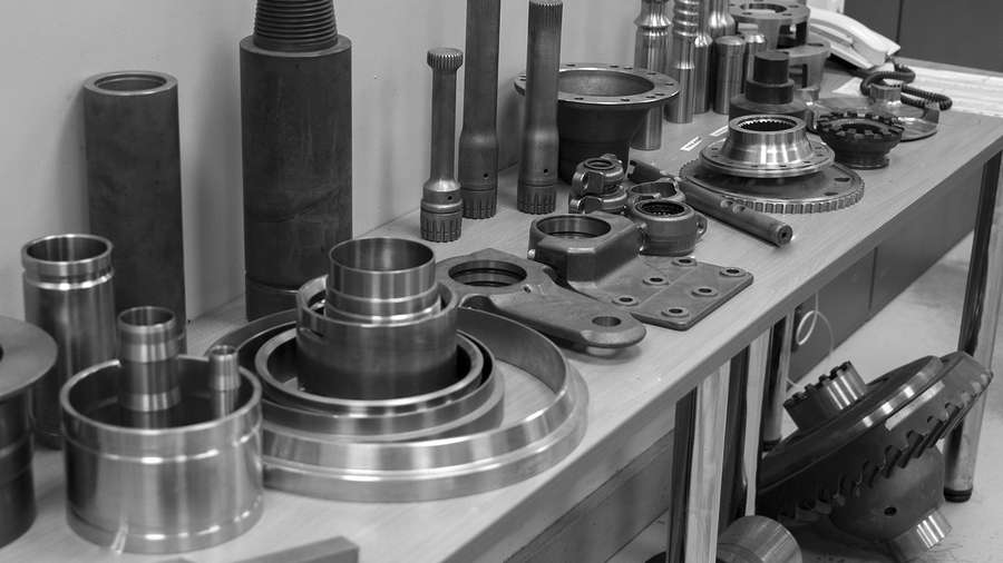 close car gearbox metallic shiny gears