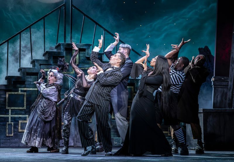 The notorious ghoulish and gothic The Addams Family has been given a musical theatre makeover in a n