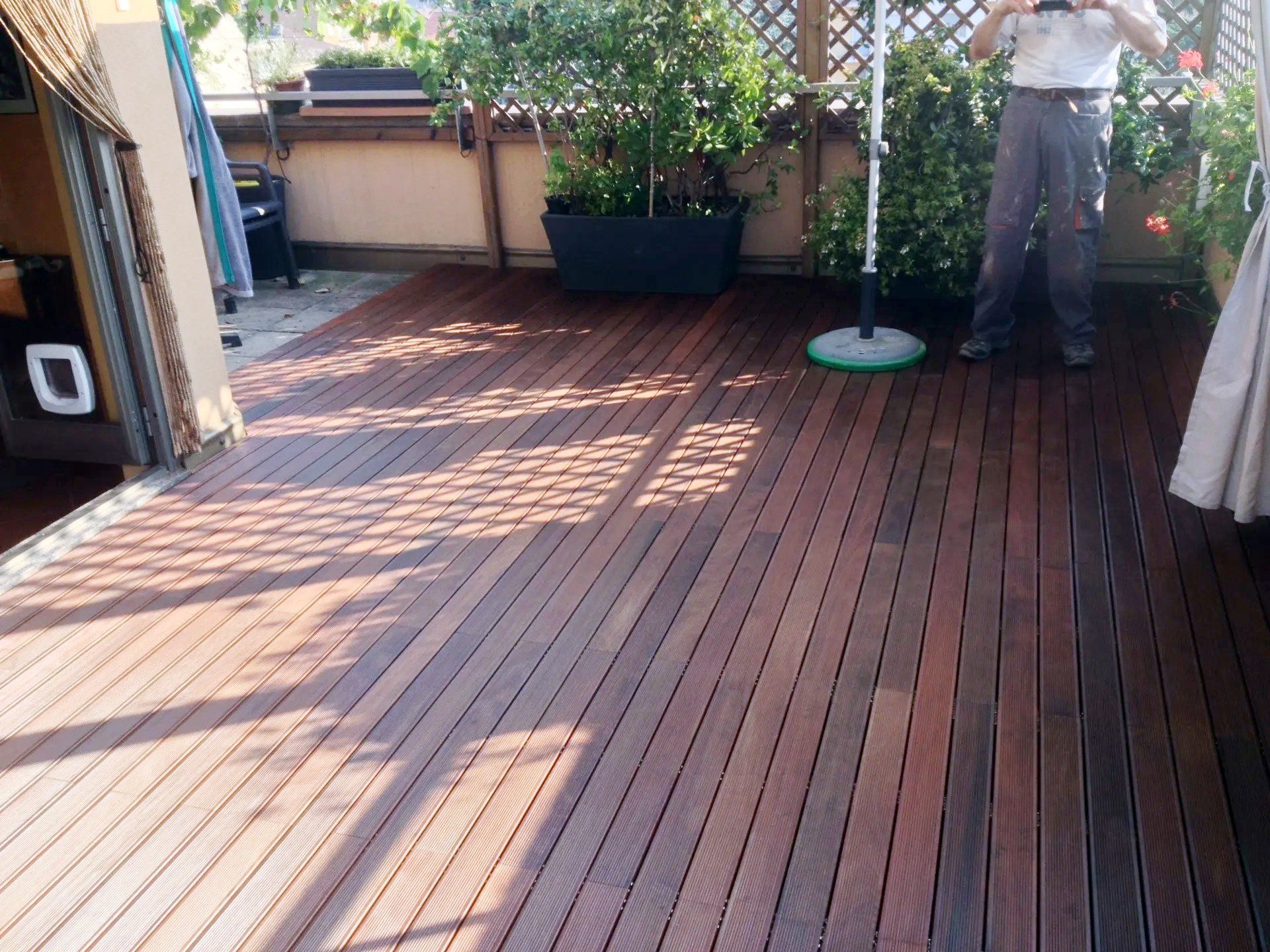 pavimento in legno da esterno