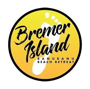 A logo for bremer island beach retreat