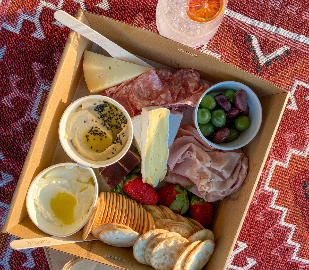 Antipasto box for two or four people by Pony & Sid