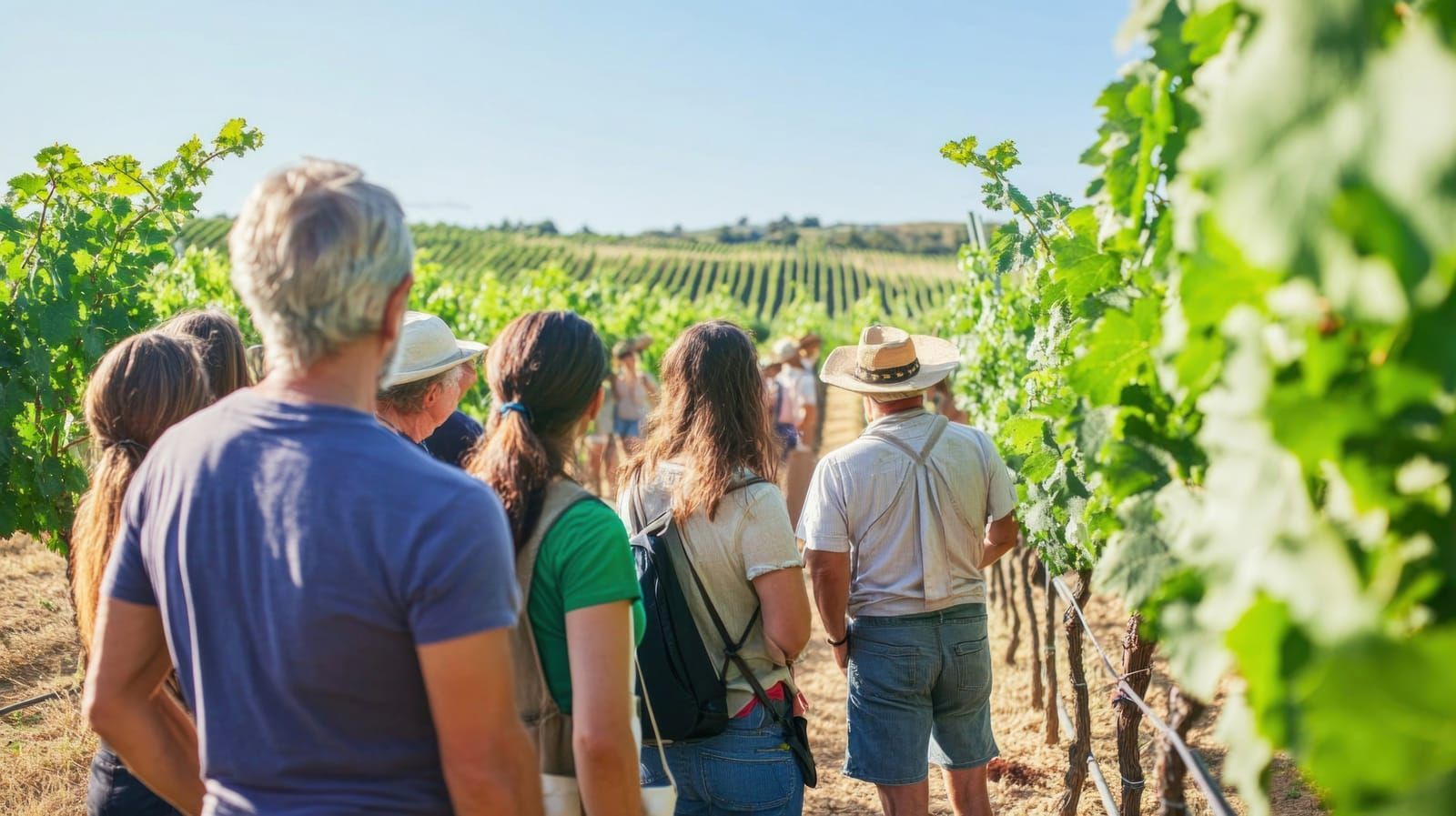 Guided wine tour through the vineyards at Three Choirs, highlighting the winemaking process