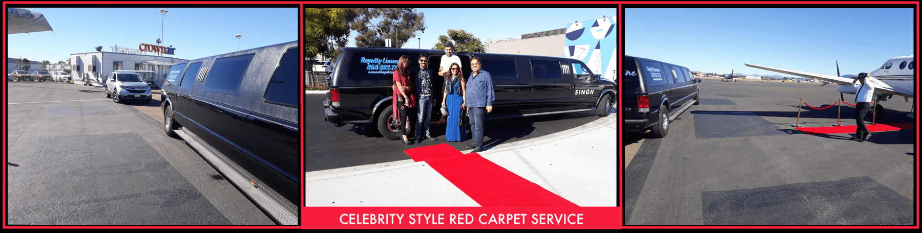celebrity red carpet transportation service