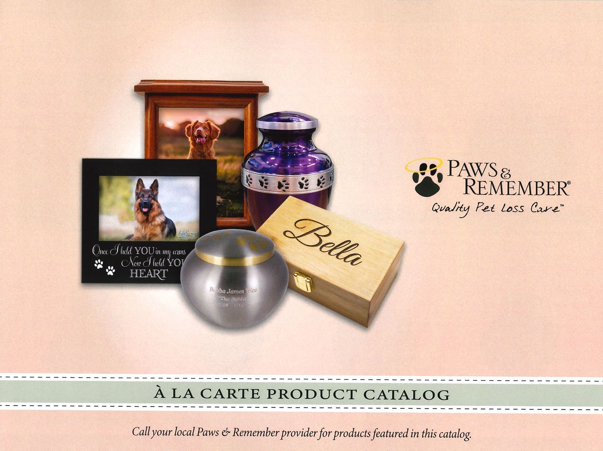 Ala Carte Product Catalog Image